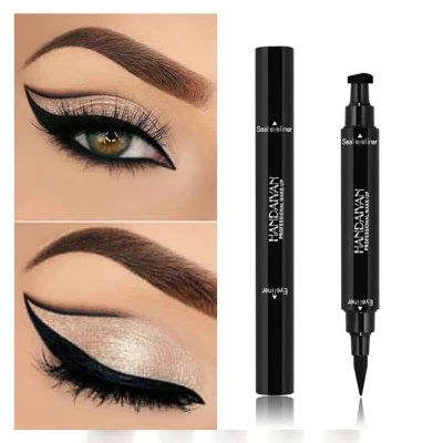 HANDAIYAN Stamp Waterproof Double-headed Eyeliner Seal Pen