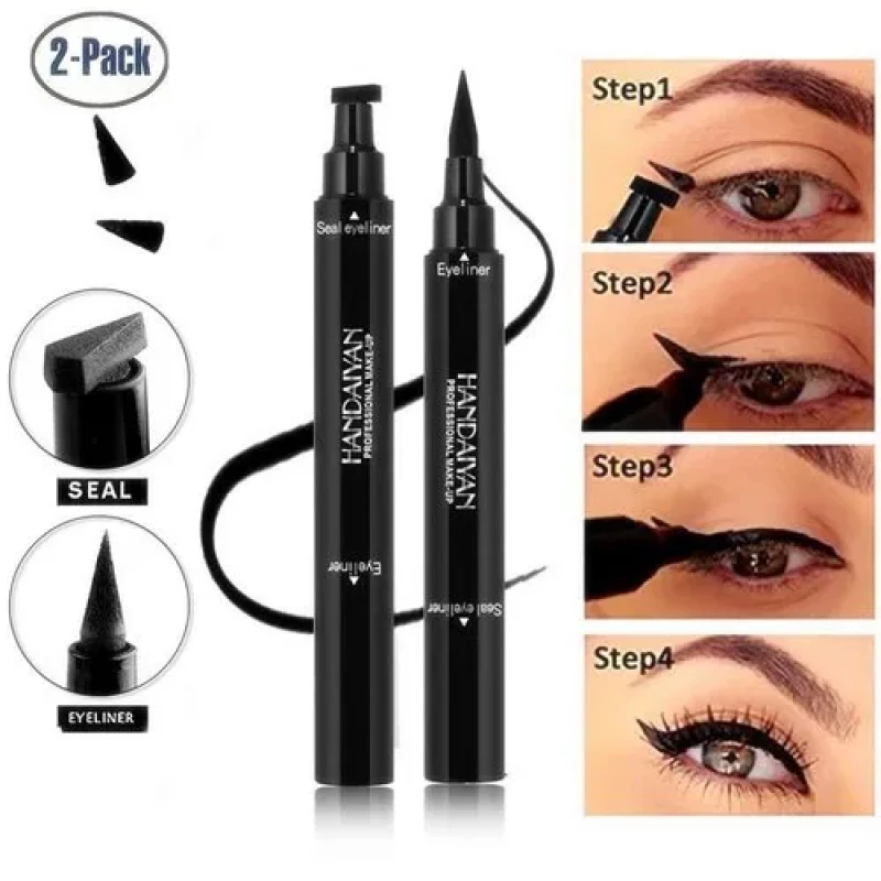 HANDAIYAN Stamp Waterproof Double-headed Eyeliner Seal Pen